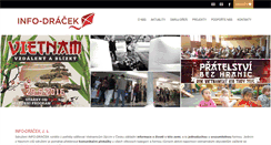 Desktop Screenshot of info-dracek.cz