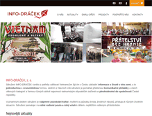 Tablet Screenshot of info-dracek.cz